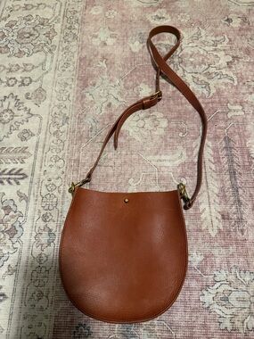 Madewell Classic Women's Leather Saddle Crossbody Bag - Brown